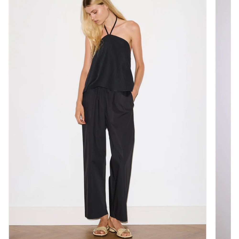 Deiji Studios Black Ease Trouser